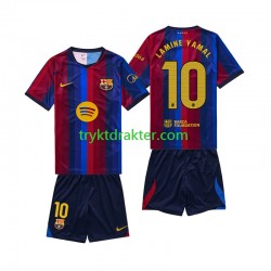 3-13 år Barn FC Barcelona drakt Lamine Yamal 10 Hjemme 2026-2027 Korte Ermer