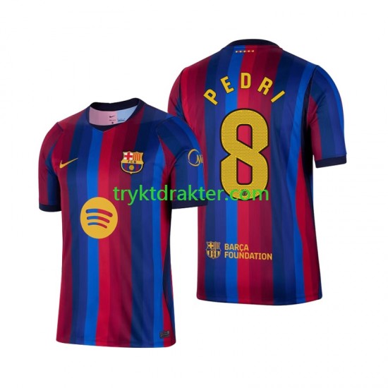Herre FC Barcelona drakt Pedri 8 Hjemme 2026-2027 Korte Ermer