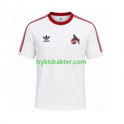Herre FC Köln drakt 1986 1987 Retro Hjemme Korte Ermer