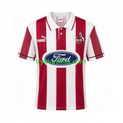 Herre FC Köln drakt 1995 1996 Retro Hjemme Korte Ermer