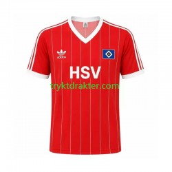 Herre Hamburger SV drakt 1983 Retro Borte Korte Ermer