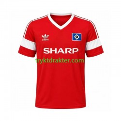 Herre Hamburger SV drakt 1988 Retro Borte Korte Ermer