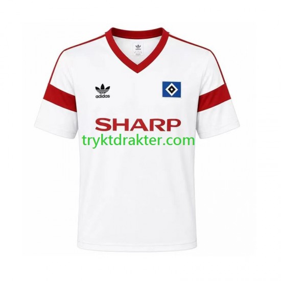 Herre Hamburger SV drakt 1988 Retro Hjemme Korte Ermer