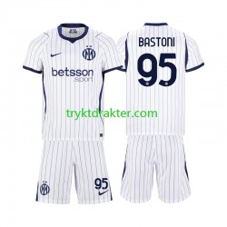 3-13 år Barn Inter Milan drakt Alessandro Bastoni 95 Borte 2026-2027 Korte Ermer