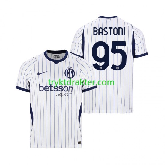 Herre Inter Milan drakt Alessandro Bastoni 95 Borte 2026-2027 Korte Ermer