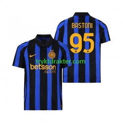 Herre Inter Milan drakt Alessandro Bastoni 95 Hjemme 2026-2027 Korte Ermer