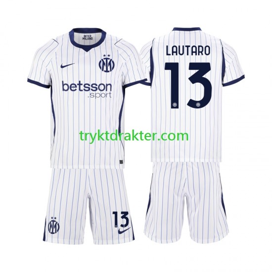 3-13 år Barn Inter Milan drakt Lautaro Martinez 13 Borte 2026-2027 Korte Ermer