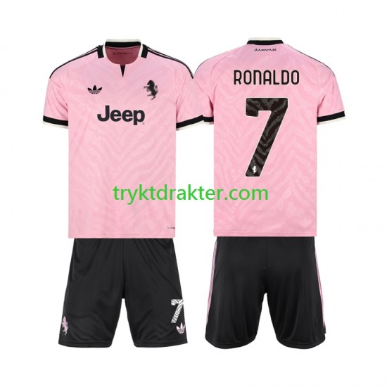 3-13 år Barn Juventus drakt Cristiano Ronaldo 7 Borte 2026-2027 Korte Ermer