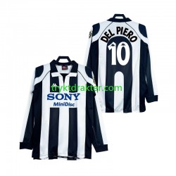 Herre Juventus drakt DEL PIERO 10 1997 1998 Retro Hjemme Langermet