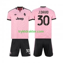 3-13 år Barn Juventus drakt Jonathan David 30 Borte 2026-2027 Korte Ermer