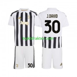 3-13 år Barn Juventus drakt Jonathan David 30 Hjemme 2026-2027 Korte Ermer