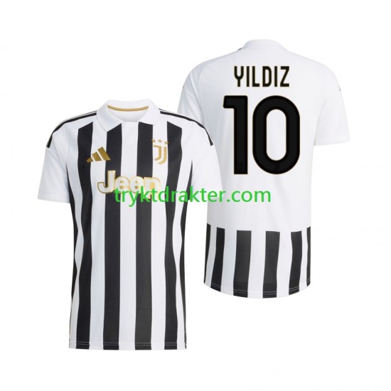 Herre Juventus drakt Kenan Yildiz 10 Hjemme 2026-2027 Korte Ermer