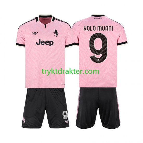 3-13 år Barn Juventus drakt Randal Kolo Muani 9 Borte 2026-2027 Korte Ermer
