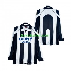 Herre Juventus drakt 1997 1998 Retro Hjemme Langermet