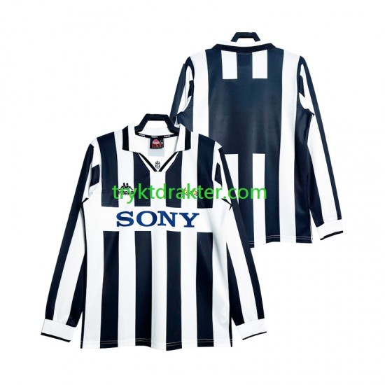 Herre Juventus drakt 1997 Retro Hjemme Langermet