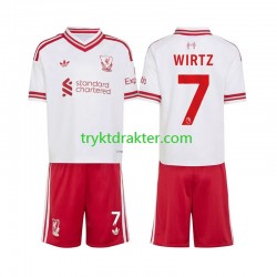 3-13 år Barn Liverpool drakt Florian Wirtz 7 Borte 2026-2027 Korte Ermer