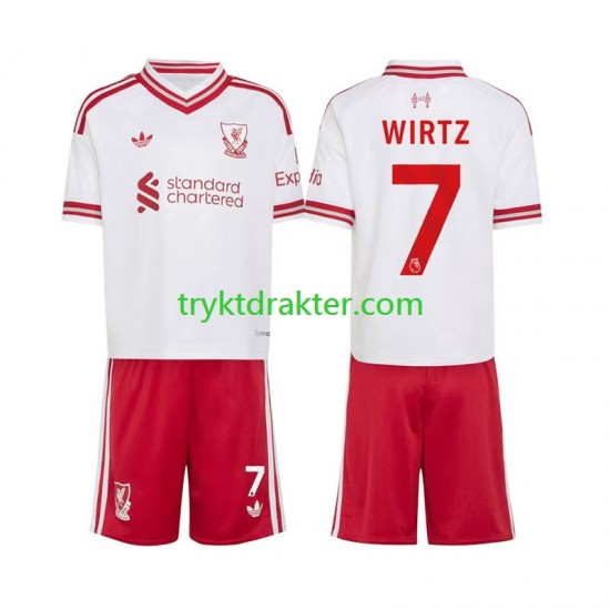 3-13 år Barn Liverpool drakt Florian Wirtz 7 Borte 2026-2027 Korte Ermer