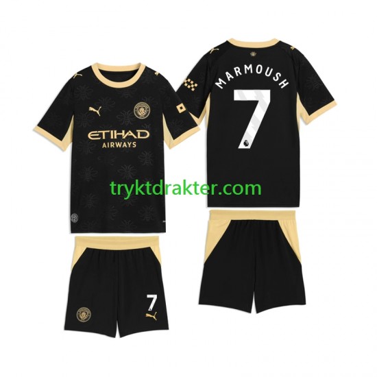 3-13 år Barn Manchester City drakt Omar Marmoush 7 Borte 2026-2027 Korte Ermer