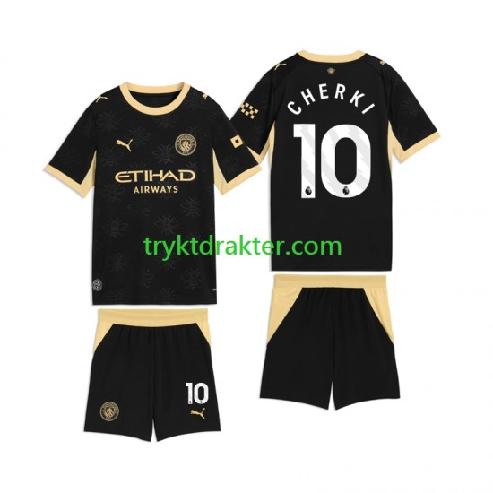 3-13 år Barn Manchester City drakt Rayan Cherki 10 Borte 2026-2027 Korte Ermer
