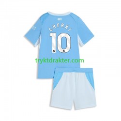 3-13 år Barn Manchester City drakt Rayan Cherki 10 Hjemme 2026-2027 Korte Ermer