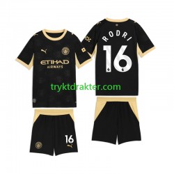 3-13 år Barn Manchester City drakt Rodri 16 Borte 2026-2027 Korte Ermer