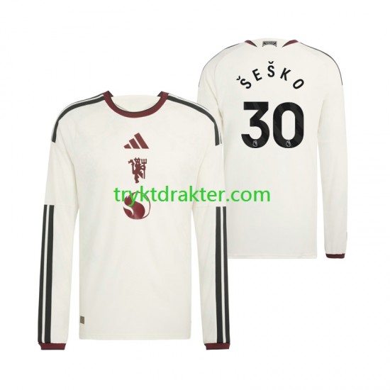 Herre Manchester Utd drakt Benjamin Sesko 30 Tredje 2026-2027 Langermet