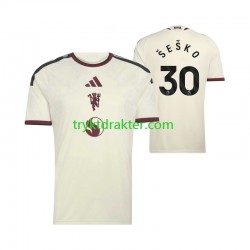 Herre Manchester Utd drakt Benjamin Sesko 30 Tredje 2026-2027 Korte Ermer