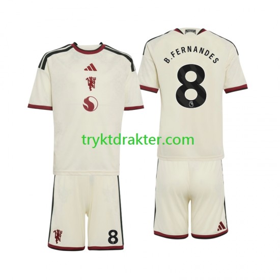 3-13 år Barn Manchester Utd drakt Bruno Fernandes 8 Tredje 2026-2027 Korte Ermer