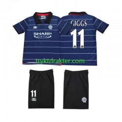 3-13 år Barn Manchester Utd drakt GIGGS 11 2000 Retro Borte 1999 Korte Ermer
