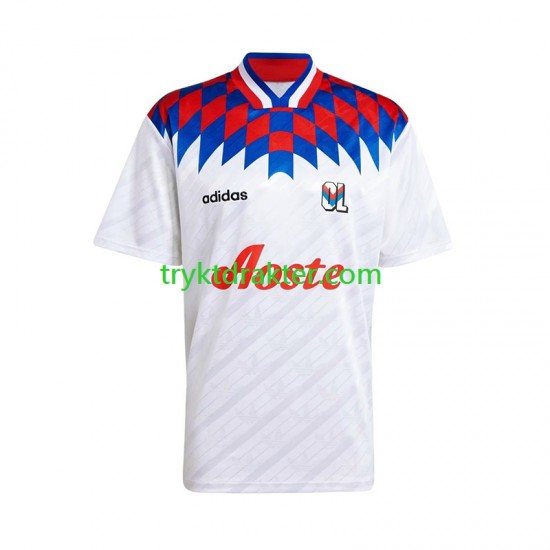 Herre Olympique Lyonnais drakt 1995 1996 Retro Hjemme Korte Ermer