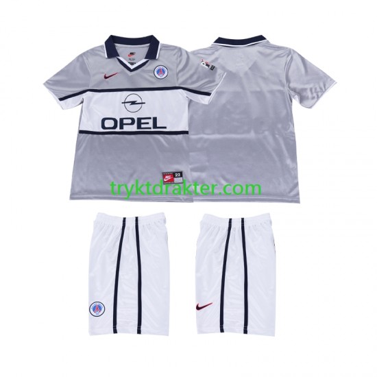 3-13 år Barn Paris Saint-Germain drakt 2000 2001 Retro Borte Korte Ermer