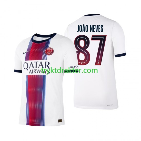 Herre Paris Saint-Germain drakt Joao Neves 87 Borte 2026-2027 Korte Ermer