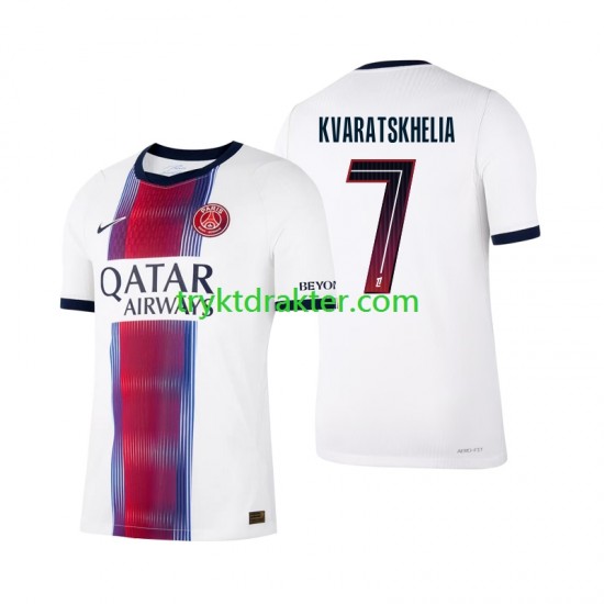 Herre Paris Saint-Germain drakt Khvicha Kvaratskhelia 7 Borte 2026-2027 Korte Ermer