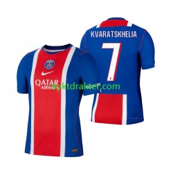 Herre Paris Saint-Germain drakt Khvicha Kvaratskhelia 7 Hjemme 2026-2027 Korte Ermer