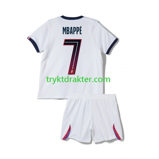 3-13 år Barn Paris Saint-Germain drakt Mbappé Kylian 7 Borte 2026-2027 Korte Ermer