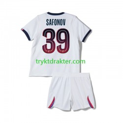 3-13 år Barn Paris Saint-Germain drakt Matvey Safonov 39 Borte 2026-2027 Korte Ermer