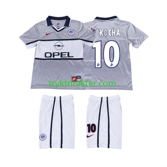 3-13 år Barn Paris Saint-Germain drakt OKOCHA 10 2000 2001 Retro Borte Korte Ermer