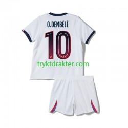 3-13 år Barn Paris Saint-Germain drakt Ousmane Dembele 10 Borte 2026-2027 Korte Ermer