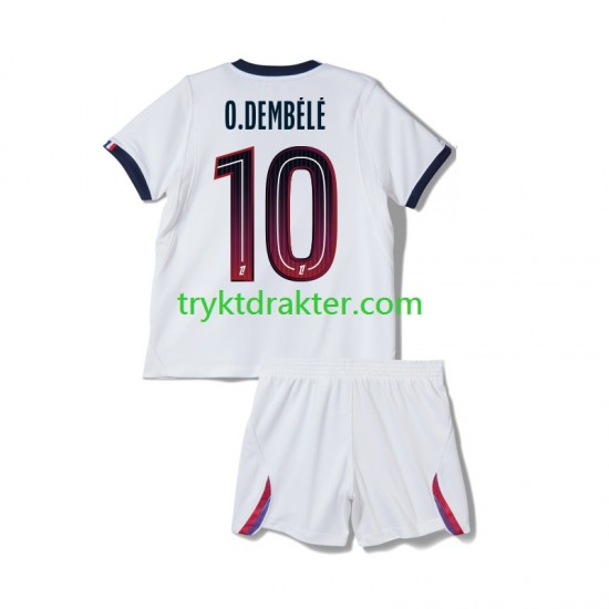 3-13 år Barn Paris Saint-Germain drakt Ousmane Dembele 10 Borte 2026-2027 Korte Ermer