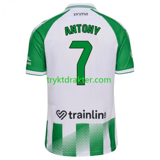 Herre Real Betis drakt Antony 7 Hjemme 2026-2027 Korte Ermer