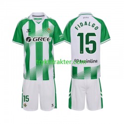 3-13 år Barn Real Betis drakt Fidalgo 15 Hjemme 2026-2027 Korte Ermer