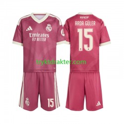 3-13 år Barn Real Madrid drakt Arda Guler 15 Tredje 2026-2027 Korte Ermer