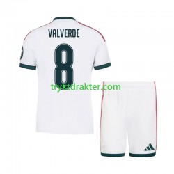 3-13 år Barn Real Madrid drakt Federico Valverde 8 Hjemme 2026-2027 Korte Ermer