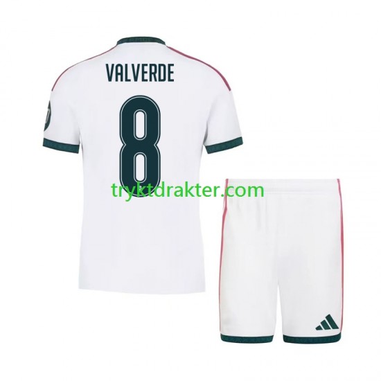 3-13 år Barn Real Madrid drakt Federico Valverde 8 Hjemme 2026-2027 Korte Ermer
