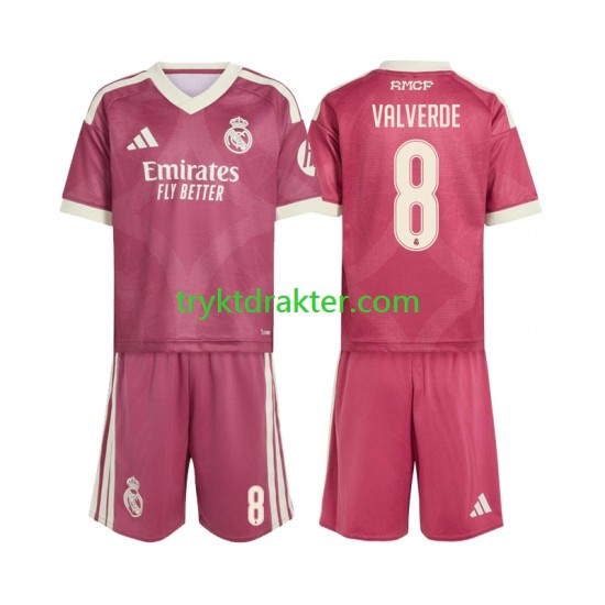 3-13 år Barn Real Madrid drakt Federico Valverde 8 Tredje 2026-2027 Korte Ermer