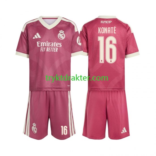 3-13 år Barn Real Madrid drakt Ibrahima Konate 16 Tredje 2026-2027 Korte Ermer