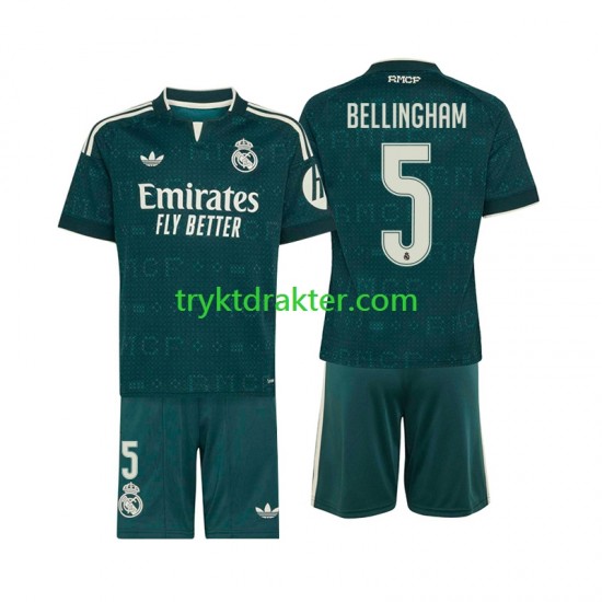 3-13 år Barn Real Madrid drakt Jude Bellingham 5 Borte 2026-2027 Korte Ermer