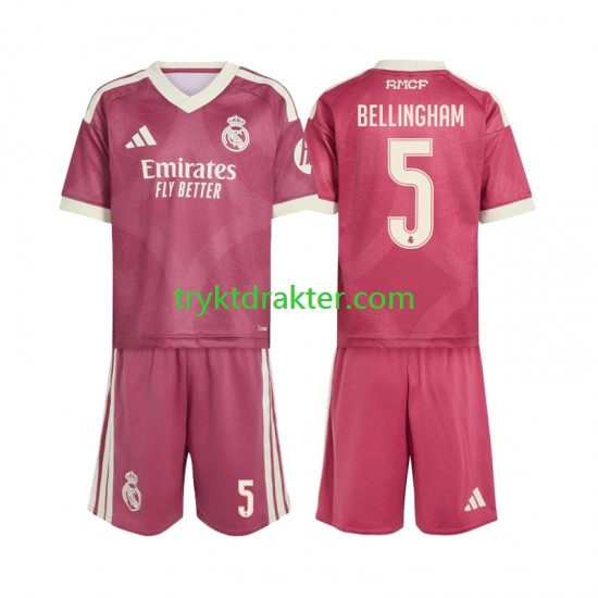 3-13 år Barn Real Madrid drakt Jude Bellingham 5 Tredje 2026-2027 Korte Ermer