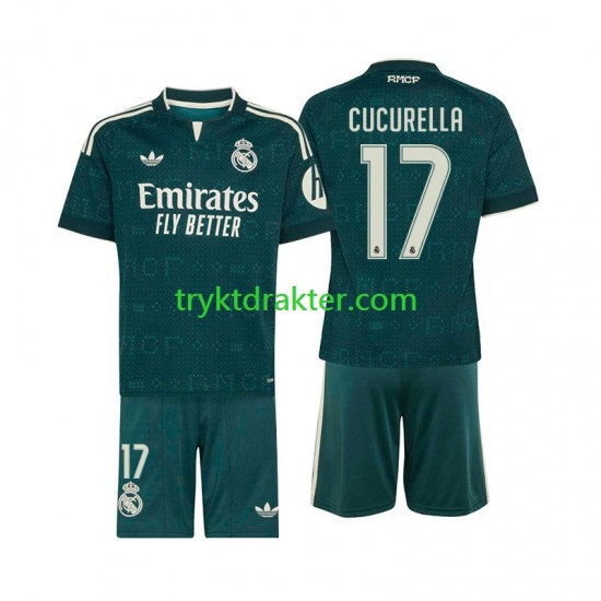3-13 år Barn Real Madrid drakt Marc Cucurella 17 Borte 2026-2027 Korte Ermer