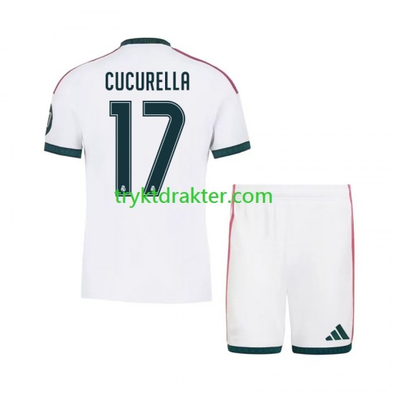 3-13 år Barn Real Madrid drakt Marc Cucurella 17 Hjemme 2026-2027 Korte Ermer